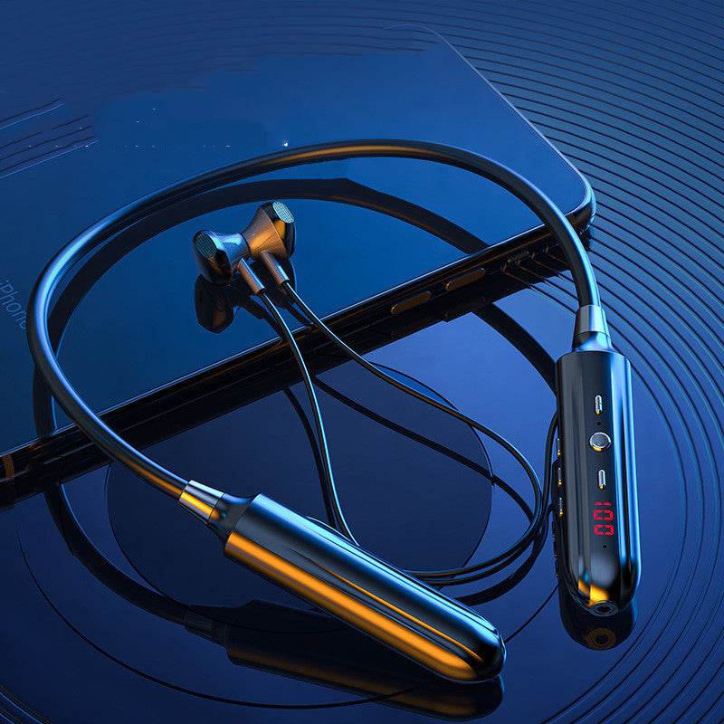 Neckband Bluetooth Headset Wireless Sound Card - Mubimart