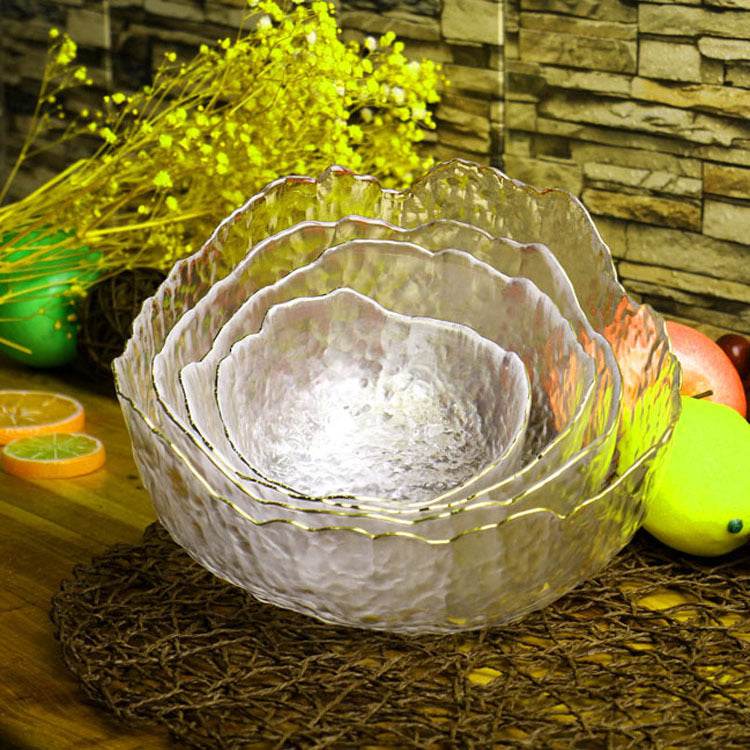 Net Celebrity Ins Colored Glass Salad Bowl - Mubimart
