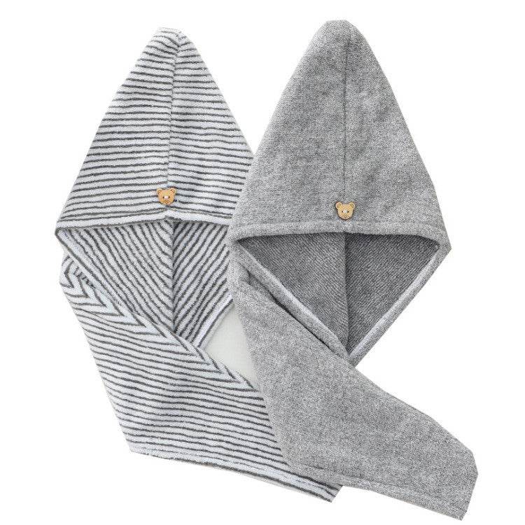 New Bamboo Charcoal Fiber Hair Towel - Mubimart