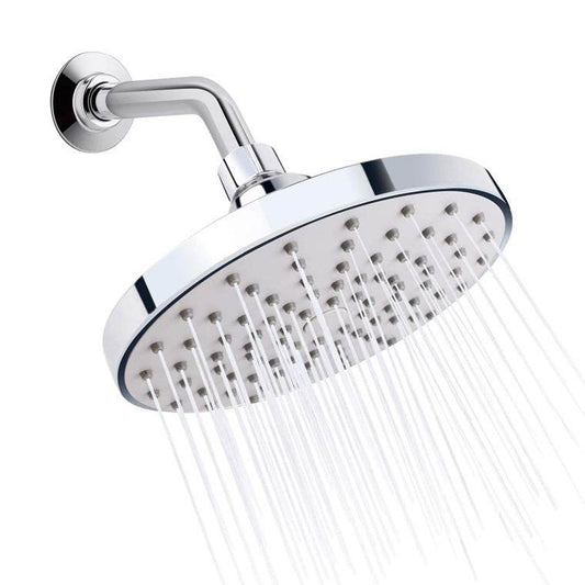 New Product 6 Inch ABS Simple Low Pressure Shower Head Hotel - Mubimart