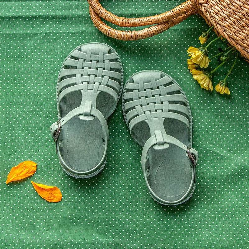 New Summer Children's Princess Children's Soft-Soled Baby Baotou Princess Shoes - Mubimart