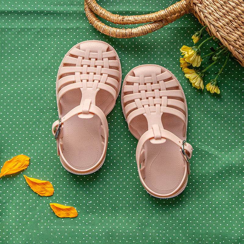 New Summer Children's Princess Children's Soft-Soled Baby Baotou Princess Shoes - Mubimart