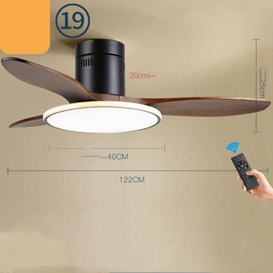 New Ultra-thin Ceiling Fan Light - Mubimart