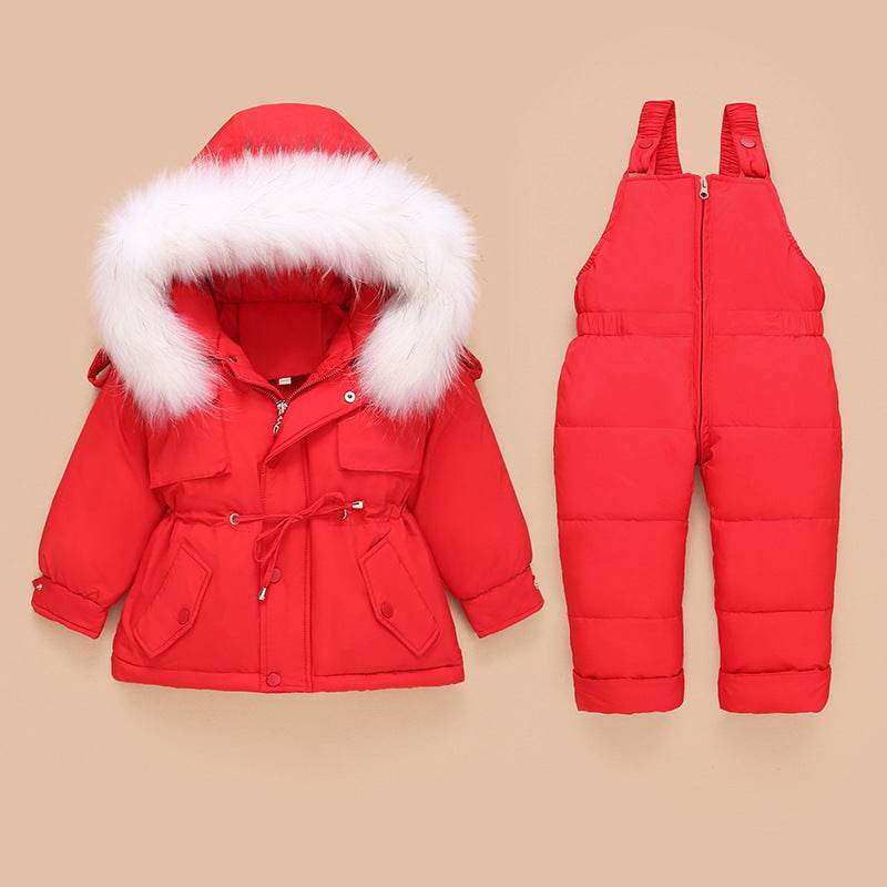 New children's down jacket suit - Mubimart