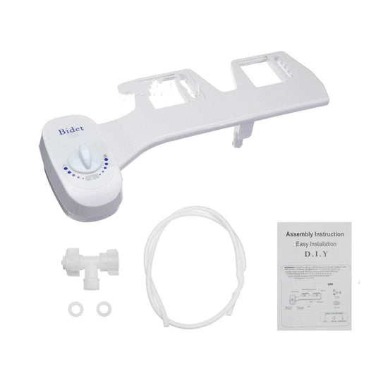 Non-Electric Toilet Seat Water Sprinkler Bathroom Mechanical Bidet Fresh Water Nozzle Single Sprinkler - Mubimart