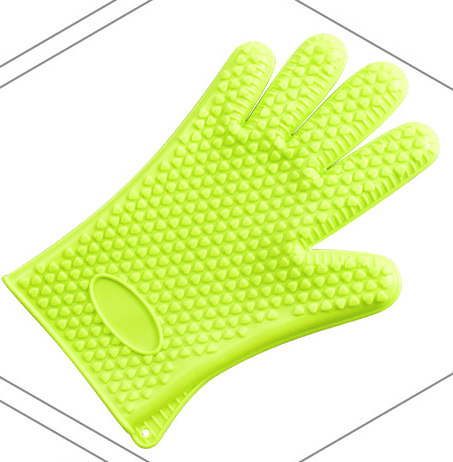 Non-slip silicone gloves microwave oven gloves tools microwave oven insulation gloves - Mubimart