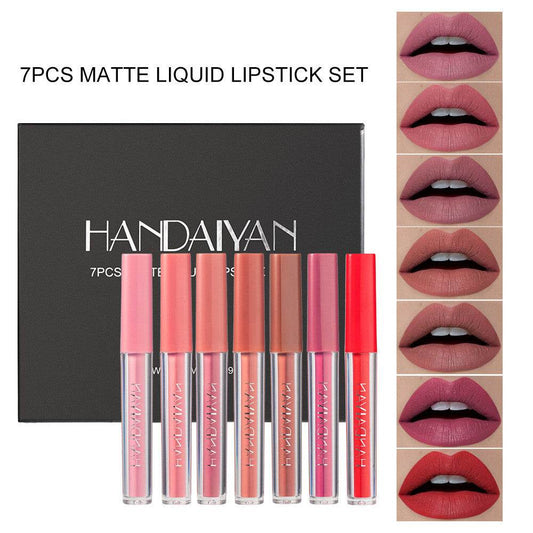 Non-stick Matte Lip Gloss Gift Box - Mubimart