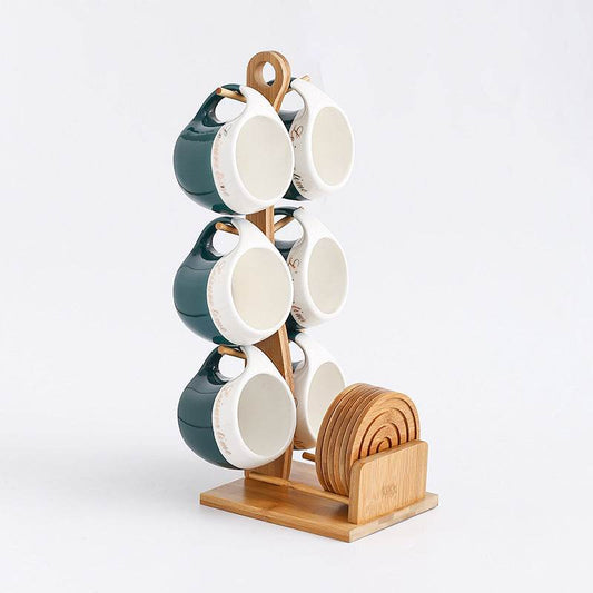 Nordic Creative Ceramic Water Pitcher Cup Set Suit - Mubimart