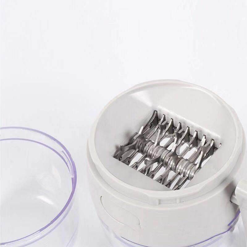 Nut Grinder Peanut Crusher Garlic Press Multifunctional Hand Shake Dry Fruits Gadget Manual Food Processor Kitchen Accessories - Mubimart