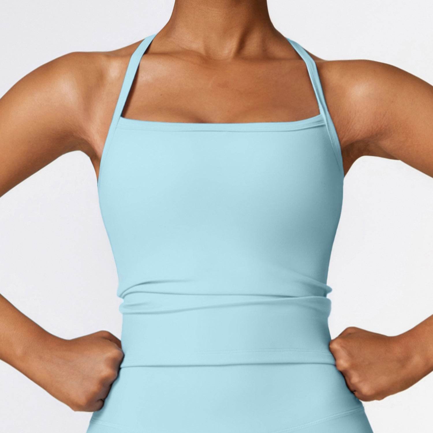 Beauty Back Yoga Vest Quick-drying Workout Top Sports Vest - Mubimart