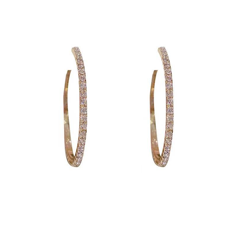Simple Hoop Earrings Women - Mubimart