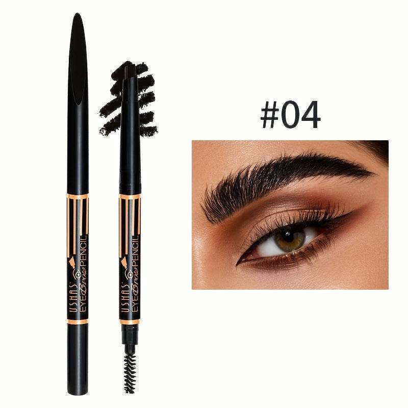 Multifunctional Not Smudge Waterproof And Sweatproof Eyebrow Pencil Eyeliner Pen - Mubimart
