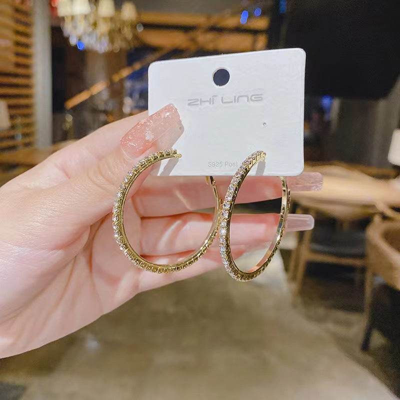 Simple Hoop Earrings Women - Mubimart