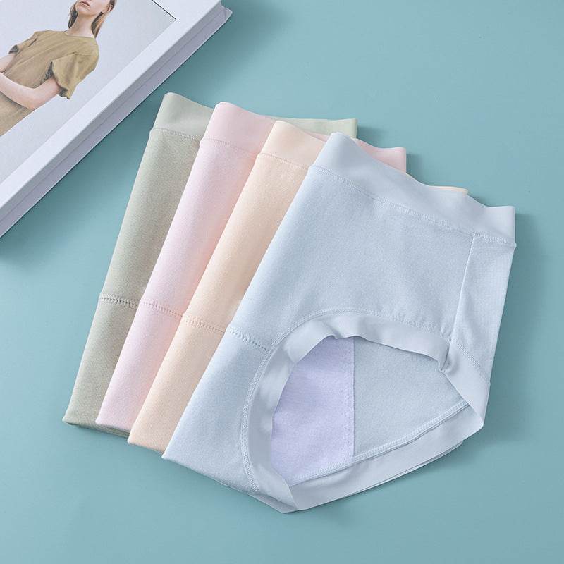 Cotton Menstrual Period Side Leakage Prevention Menstrual Panties - Mubimart