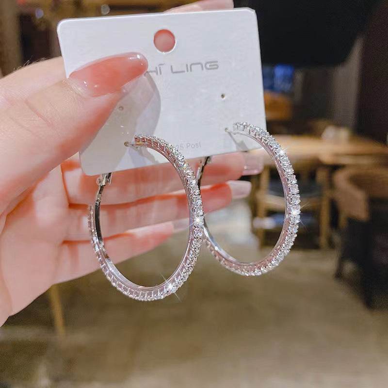 Simple Hoop Earrings Women - Mubimart