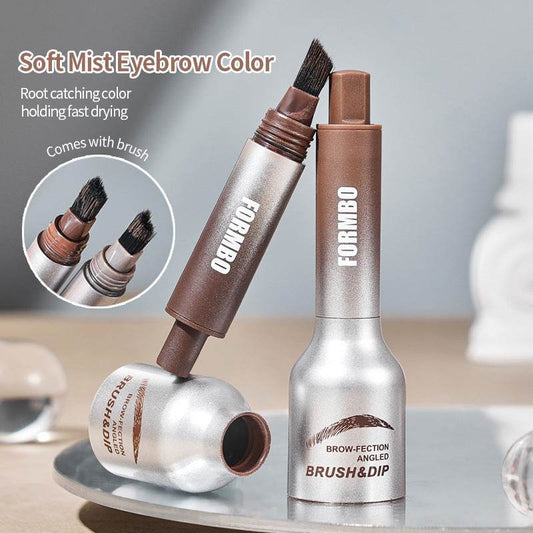 Wild Eyebrow Three-dimensional Large Eyebrow Brush Pressing Head Eyebrow Cream - Mubimart
