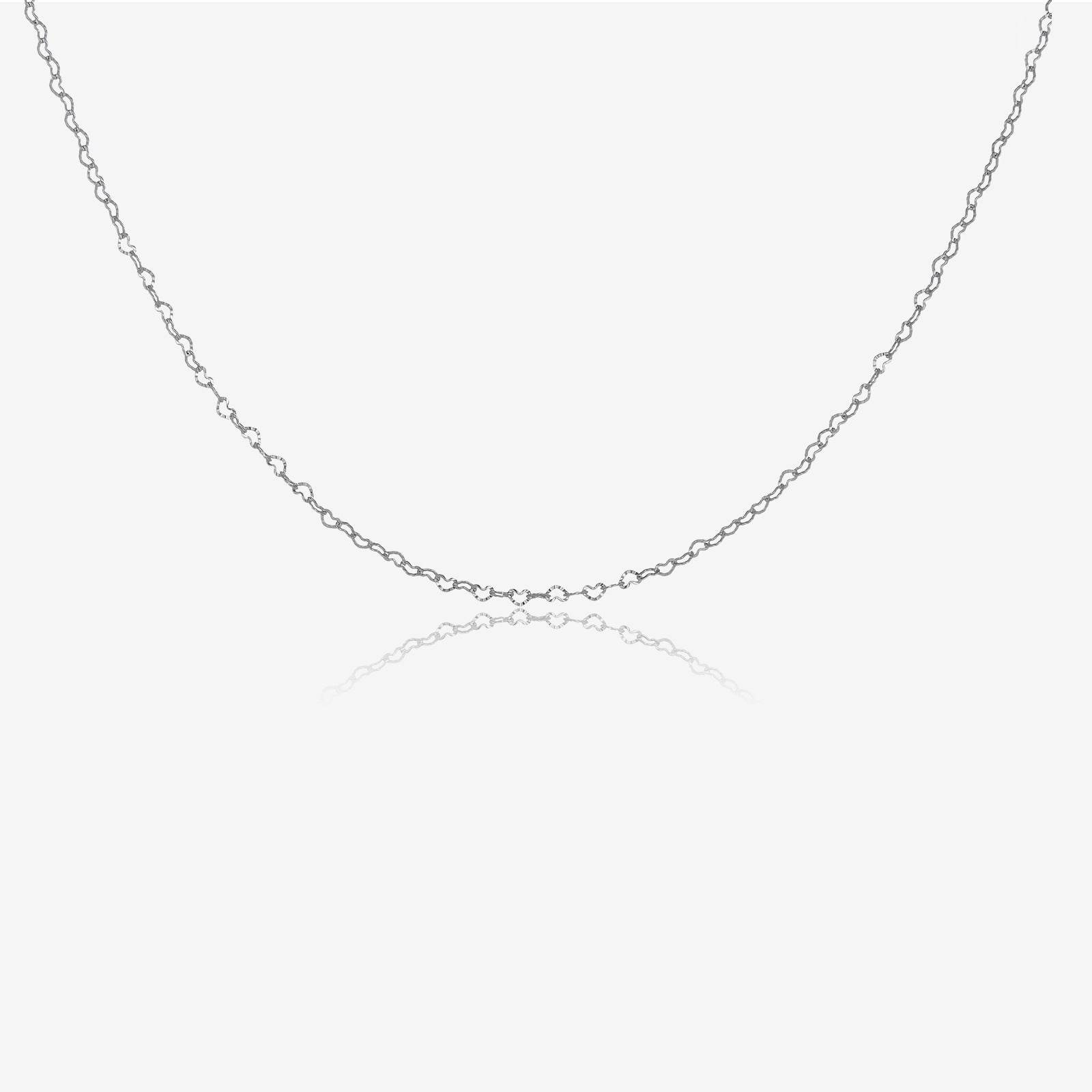 S925 Sterling Silver Necklace For Women Without Pendants Choker Single Chain Box Chain - Mubimart