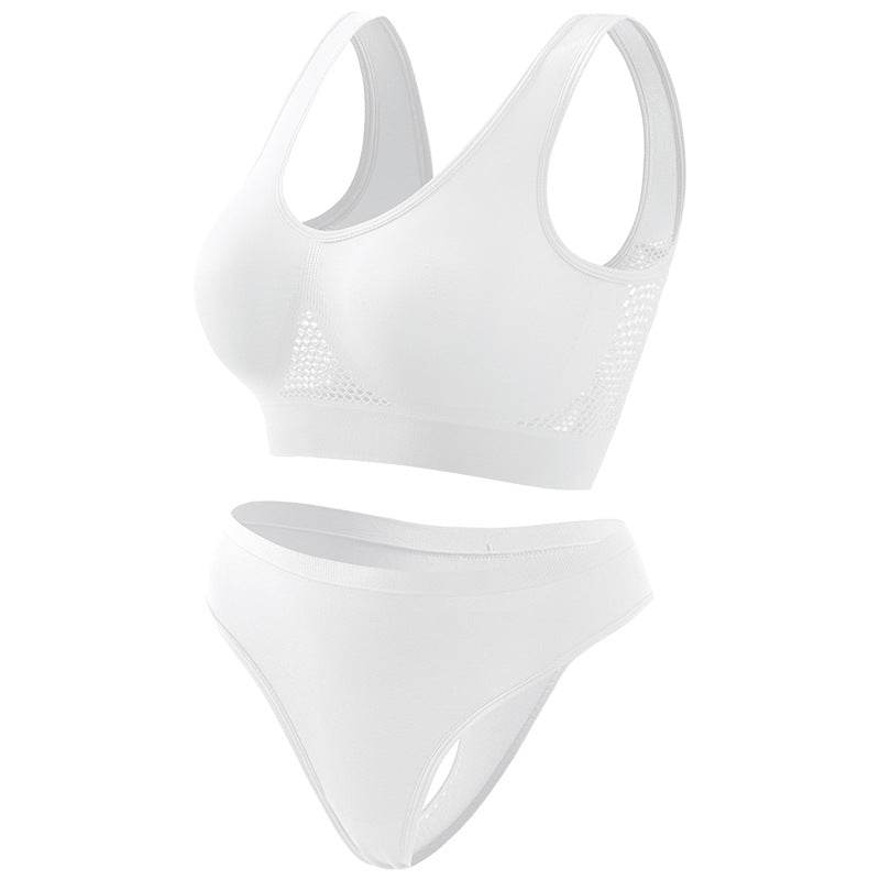 Women's Push-up Yoga Exercise Bra Set - Mubimart
