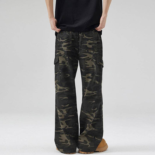 Paratrooper Camouflage Cargo Pants Men And Women Multi-pocket - Mubimart