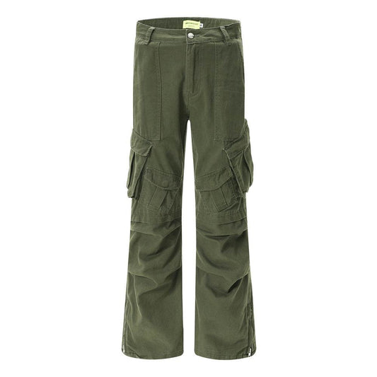 Multi-pocket Cargo Pants Men And Women - Mubimart
