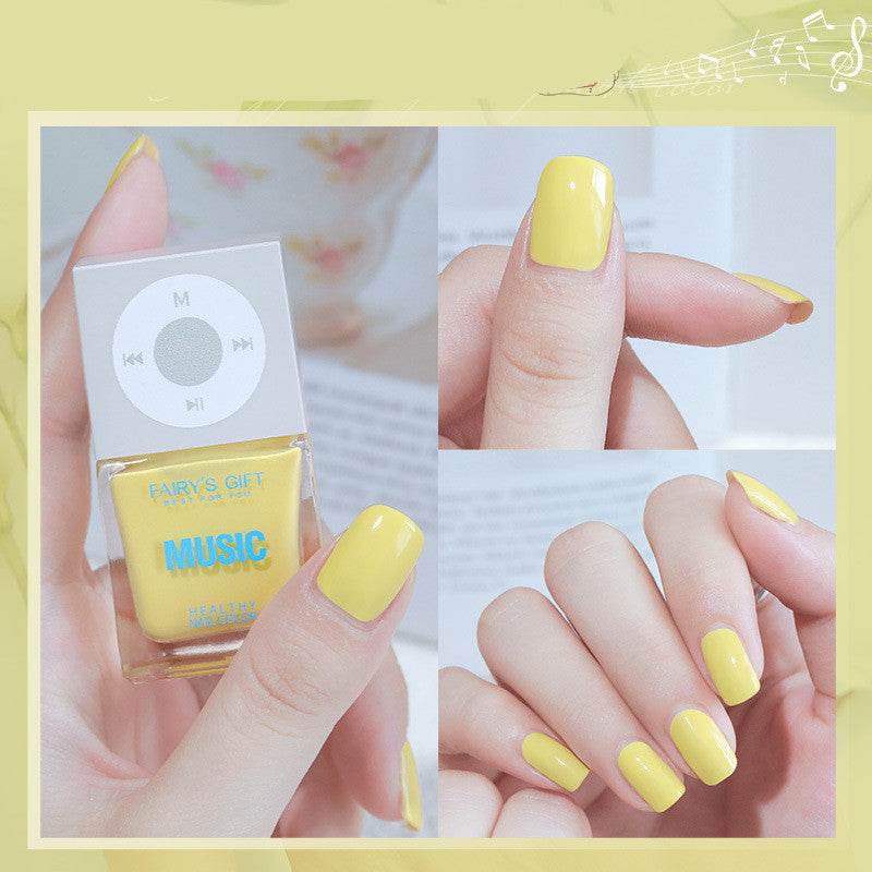 Odorless, Baking-free Nail Polish, Non-peelable Oily Nail Polish, Cherry Color Nail Polish - Mubimart