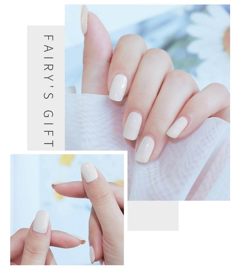 Odorless, Baking-free Nail Polish, Non-peelable Oily Nail Polish, Cherry Color Nail Polish - Mubimart