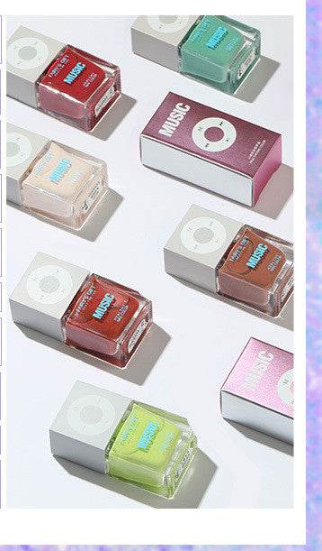 Odorless, Baking-free Nail Polish, Non-peelable Oily Nail Polish, Cherry Color Nail Polish - Mubimart