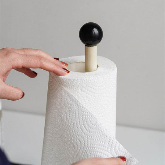 Original Wooden Roll Paper Towel Holder - Mubimart