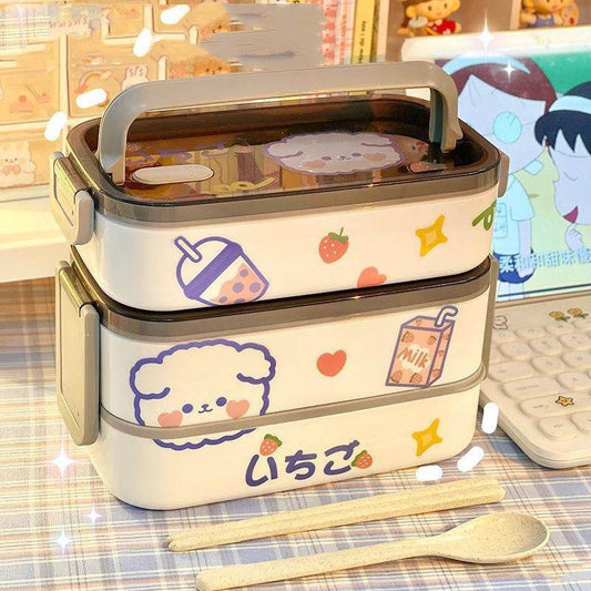 Outdoor Picnic Bento Fruit Box Microwaveable - Mubimart