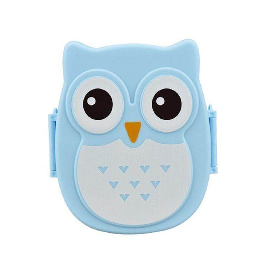 Owl Shape Kids Lunch Box Microwave Safe - Mubimart