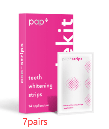 PAP Teeth Whitening Strips 7 Pairs - Mubimart