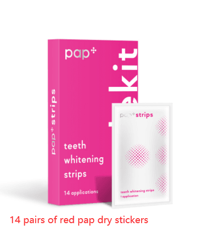 PAP Teeth Whitening Strips 7 Pairs - Mubimart