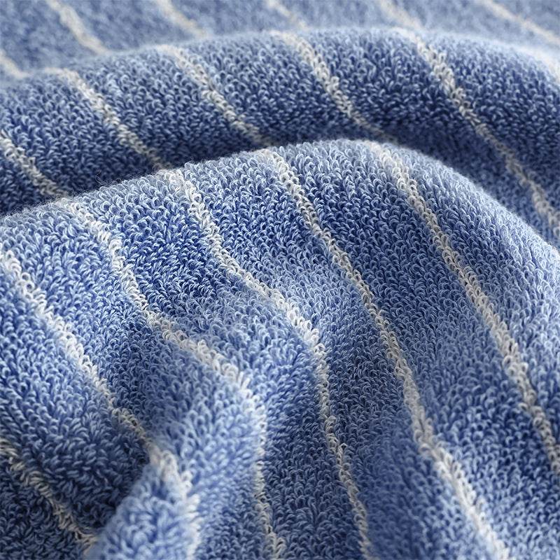 Parent-child Large Rhombus Striped Long-staple Cotton Yarn-dyed Household Towels Bath - Mubimart