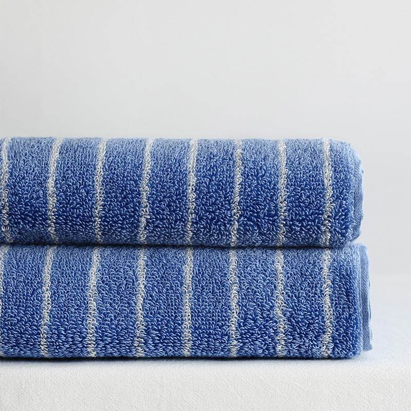 Parent-child Large Rhombus Striped Long-staple Cotton Yarn-dyed Household Towels Bath - Mubimart