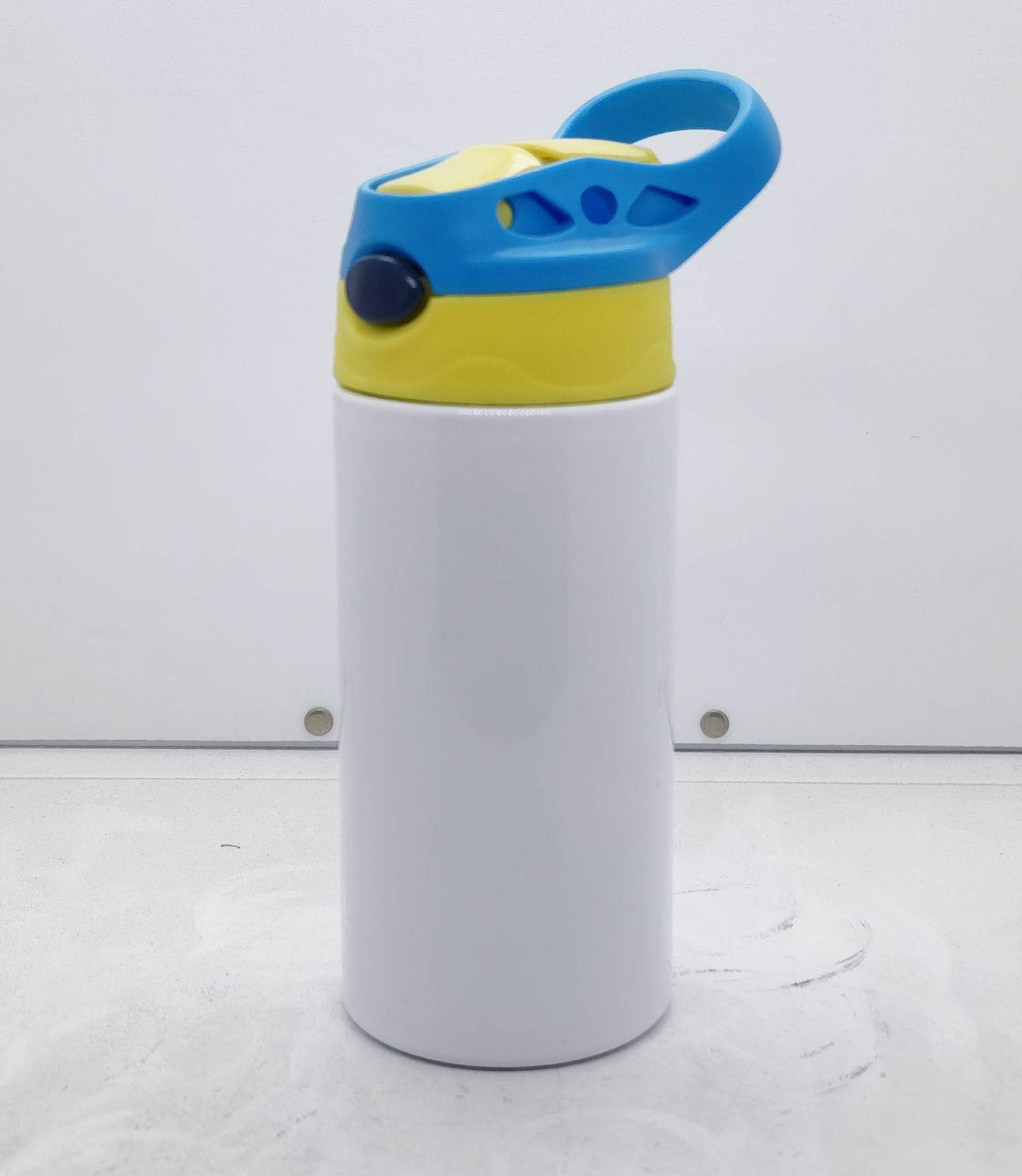 Photo Thermal Transfer Blank Coated Cup 304 Stainless Steel Children's Cups Straw Thermal Insulation Cup - Mubimart