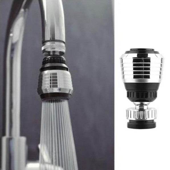 Plastic Imitation Metal Water-saving Faucet Faucet Bubbler Kitchen Universal Faucet 360-degree Splash-proof Faucet - Mubimart