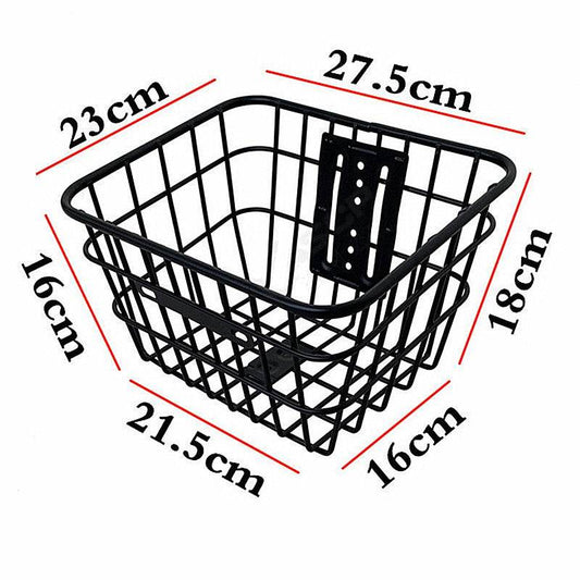 Plastic Iron Basket For Children Bicycle Front Basket - Mubimart