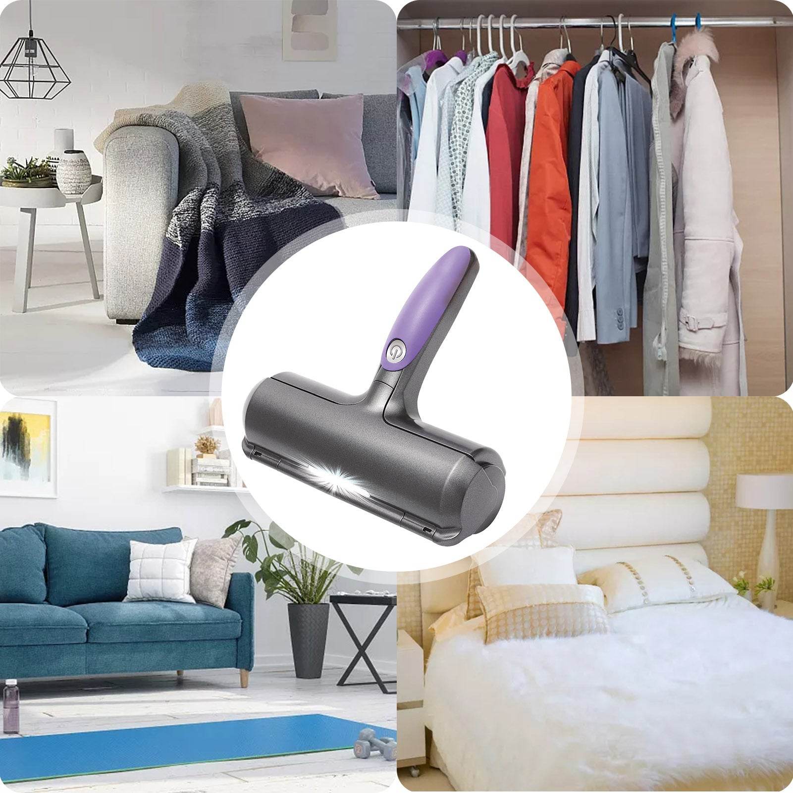 Plastic Pet Roller Hair Removal Cleaner - Mubimart