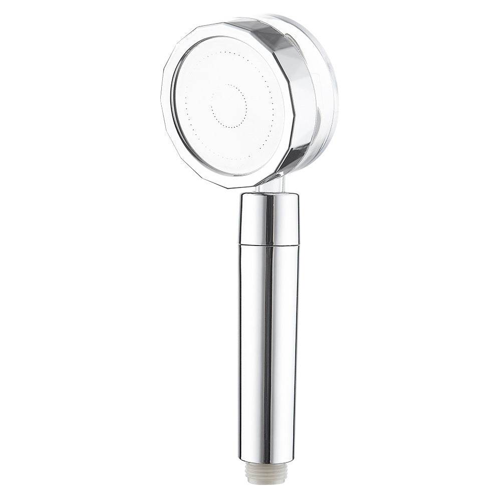 Plastic Round Small Waist Supercharged Shower Head - Mubimart
