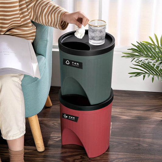 Plastic office trash can - Mubimart