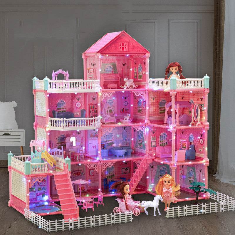 Play House Doll Set Simulation Villa Toy - Mubimart