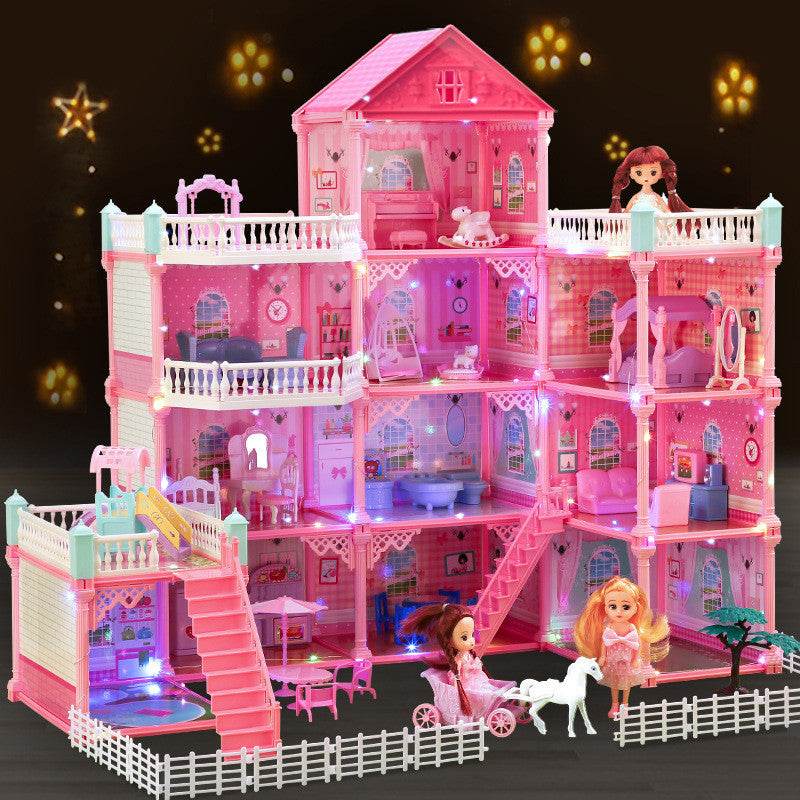 Play House Doll Set Simulation Villa Toy - Mubimart