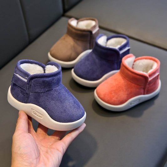 Plus velvet baby toddler shoes - Mubimart