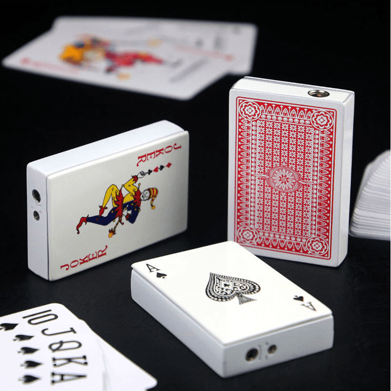 Poker Gas Lighters Poker Lighter Creative Gift Lighter Poker Lighter - Mubimart
