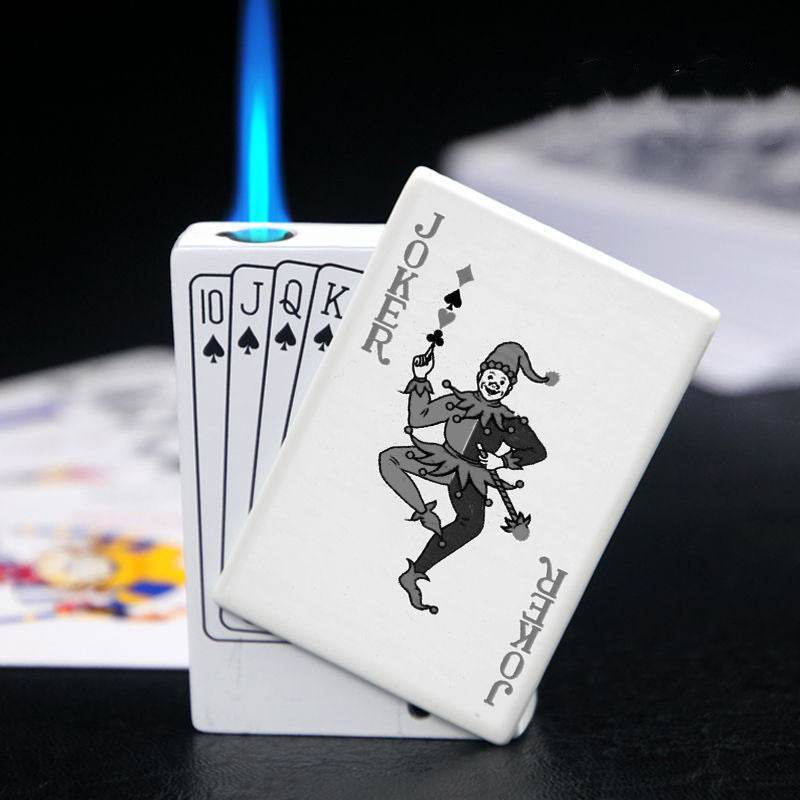Poker Gas Lighters Poker Lighter Creative Gift Lighter Poker Lighter - Mubimart