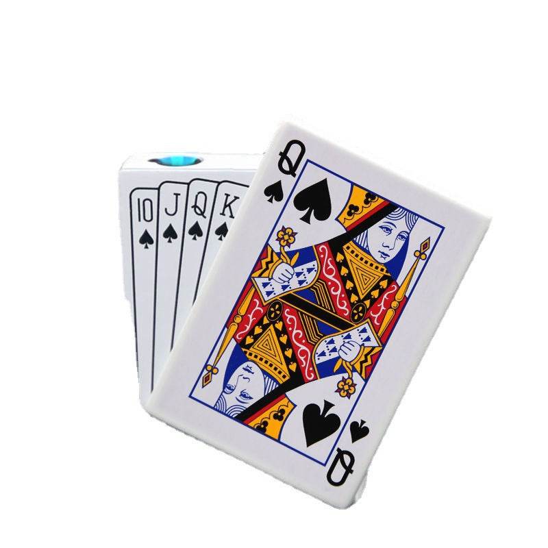 Poker Gas Lighters Poker Lighter Creative Gift Lighter Poker Lighter - Mubimart