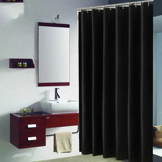 Polyester-Shower-Curtain-Impervious-Bathroom-Partition-Curtain-Curtain-Mubimart-3288 - Mubimart