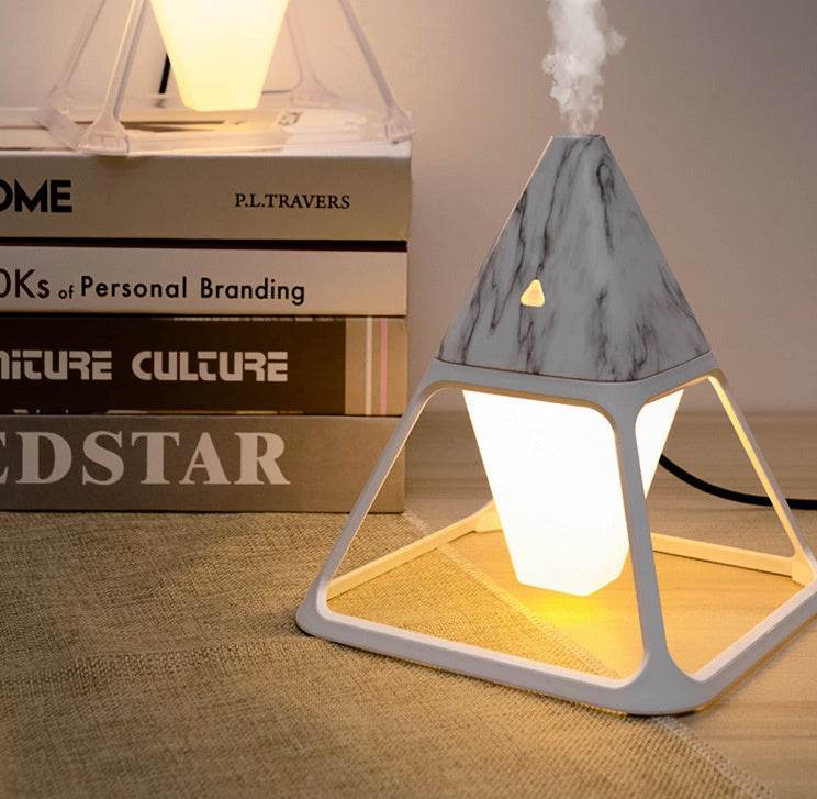 Portable Air Humidifier Night Light USB Cool Mist Maker Purifier Aromatherapy Aroma Essential Oil Diffuser - Mubimart