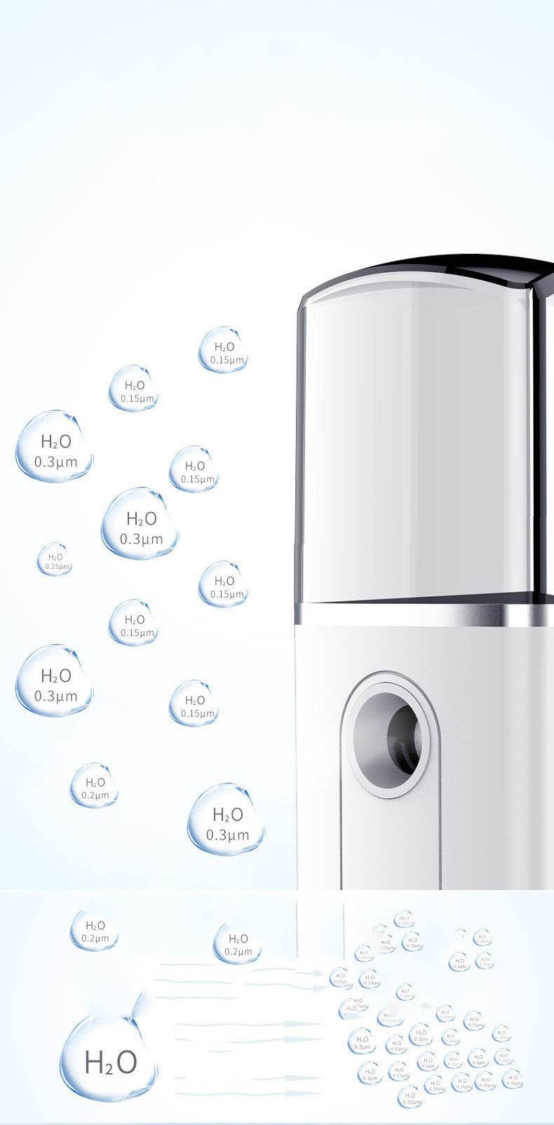 Portable Facial Nano Mist Humidifier - Mubimart