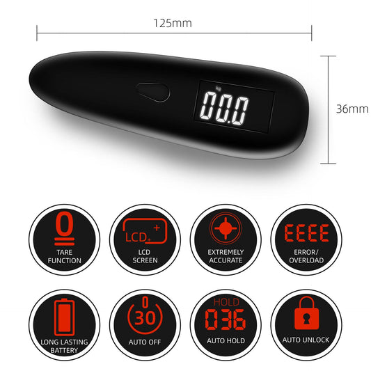 Portable Handheld Electronic Luggage Scale - Mubimart